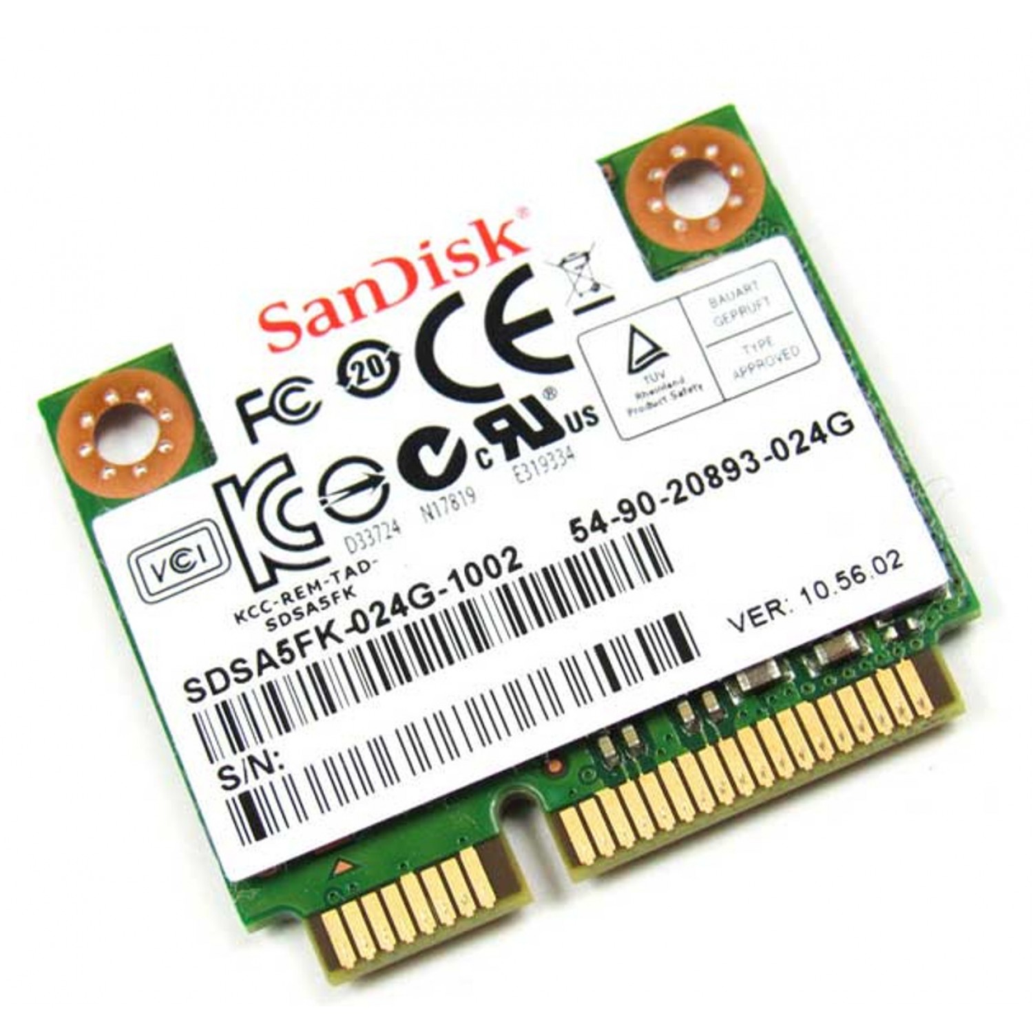 SSD Sandisk SDSA5FK-024G-1002 24GB mSATA Mini Half Height Hard Disk-uri
