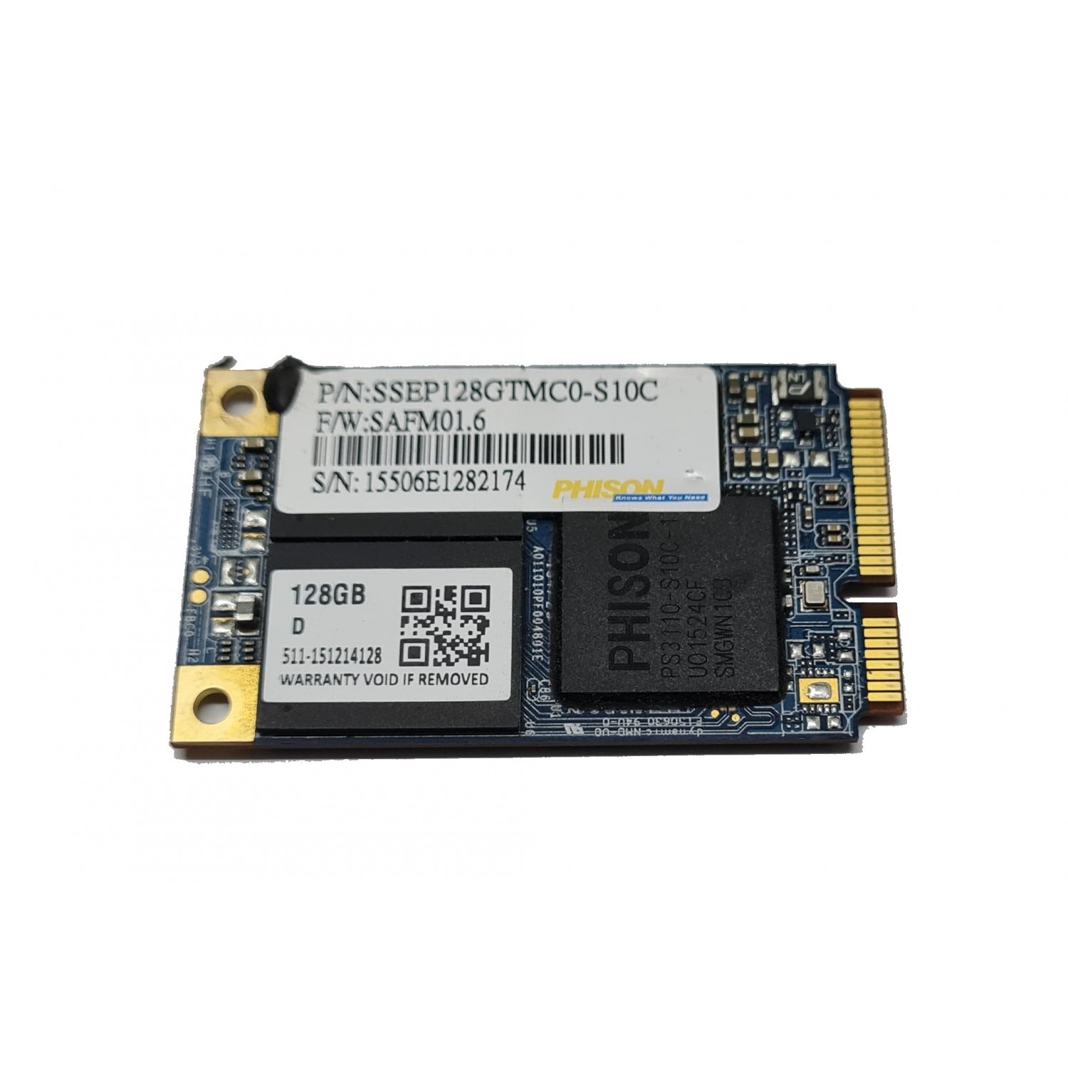 SSD Phison mSATA SSEP128GTMC0-S10C 128GB Hard Disk-uri