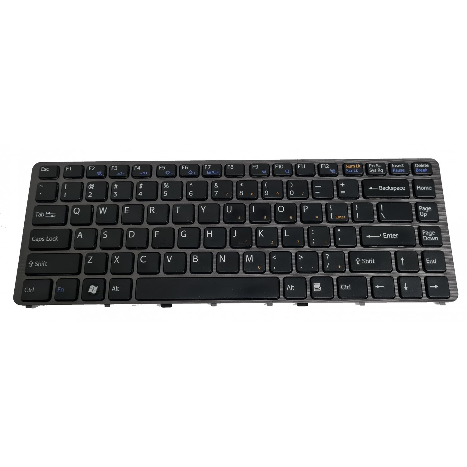 Tastatura laptop second hand SONY VGN-NW US Gray Frame Second Hand