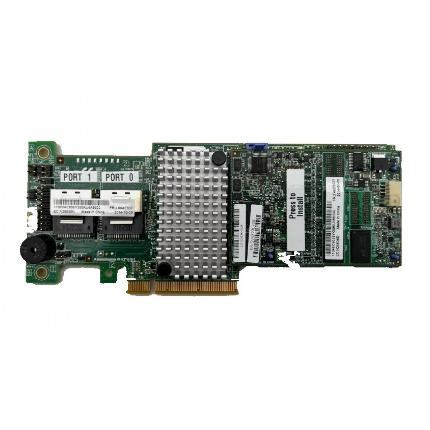 Controller RAID IBM ServeRAID M5110 LSI SAS2208 8-port 6G SAS PCIe x8 00AE807 512MB FLASH 46C9027 Diverse Server