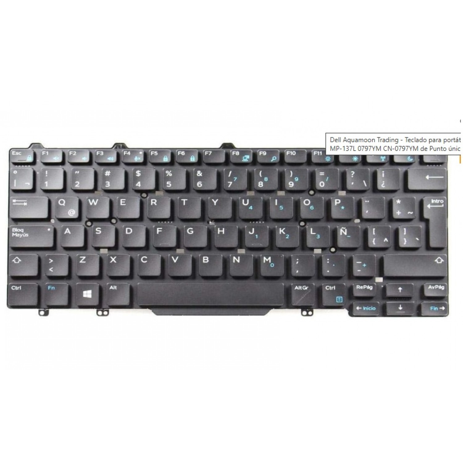 Tastatura laptop noua Dell Latitude 3340 3350 Spanish DP/N JG68V Noi