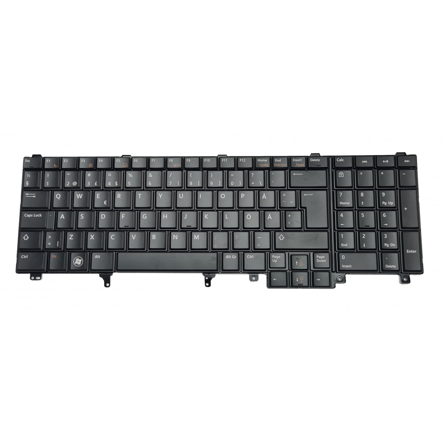 Tastatura laptop noua Dell Latitude E6520 E6530 E6540 Precision M2800 Swedish Finnish DP/N HT0D2 Noi