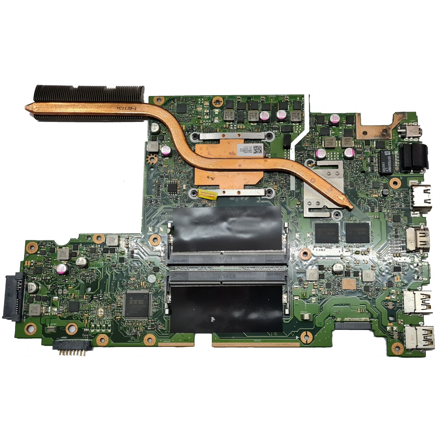 Placa de baza laptop second hand ASUS VIVOBOOK X542U F542U cu i5-8250U si heatsink Nu incarca acumulatorul Functionale