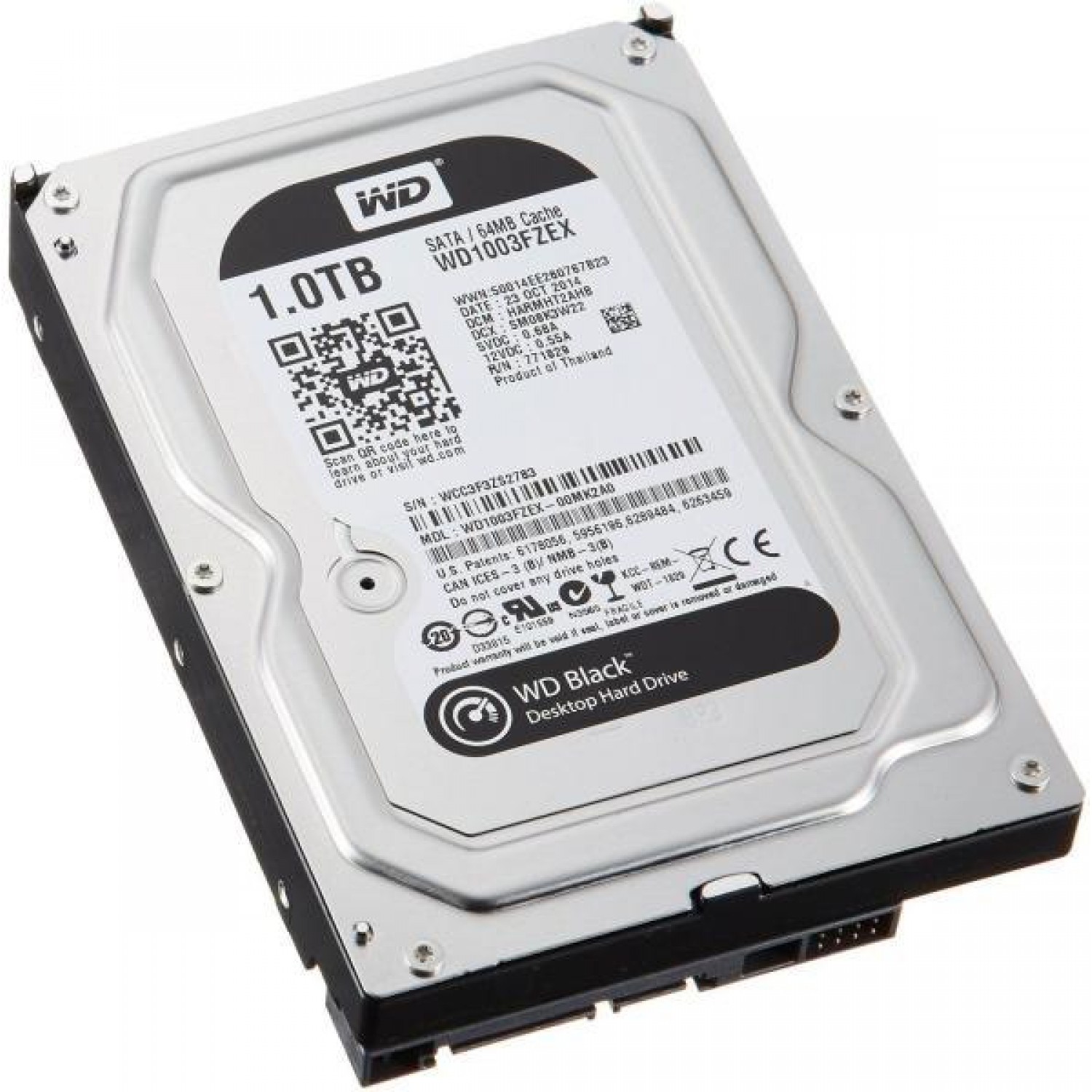 Hard disk PC SATA Western Black WD1003FZEX WD1003FBYX 1TB 7200RPM 3.5'' Hard Disk-uri PC