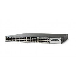Switch Cisco Catalyst WS-C3750X-48P-L PoE 48 porturi Gigabit 2 X PSU 715W