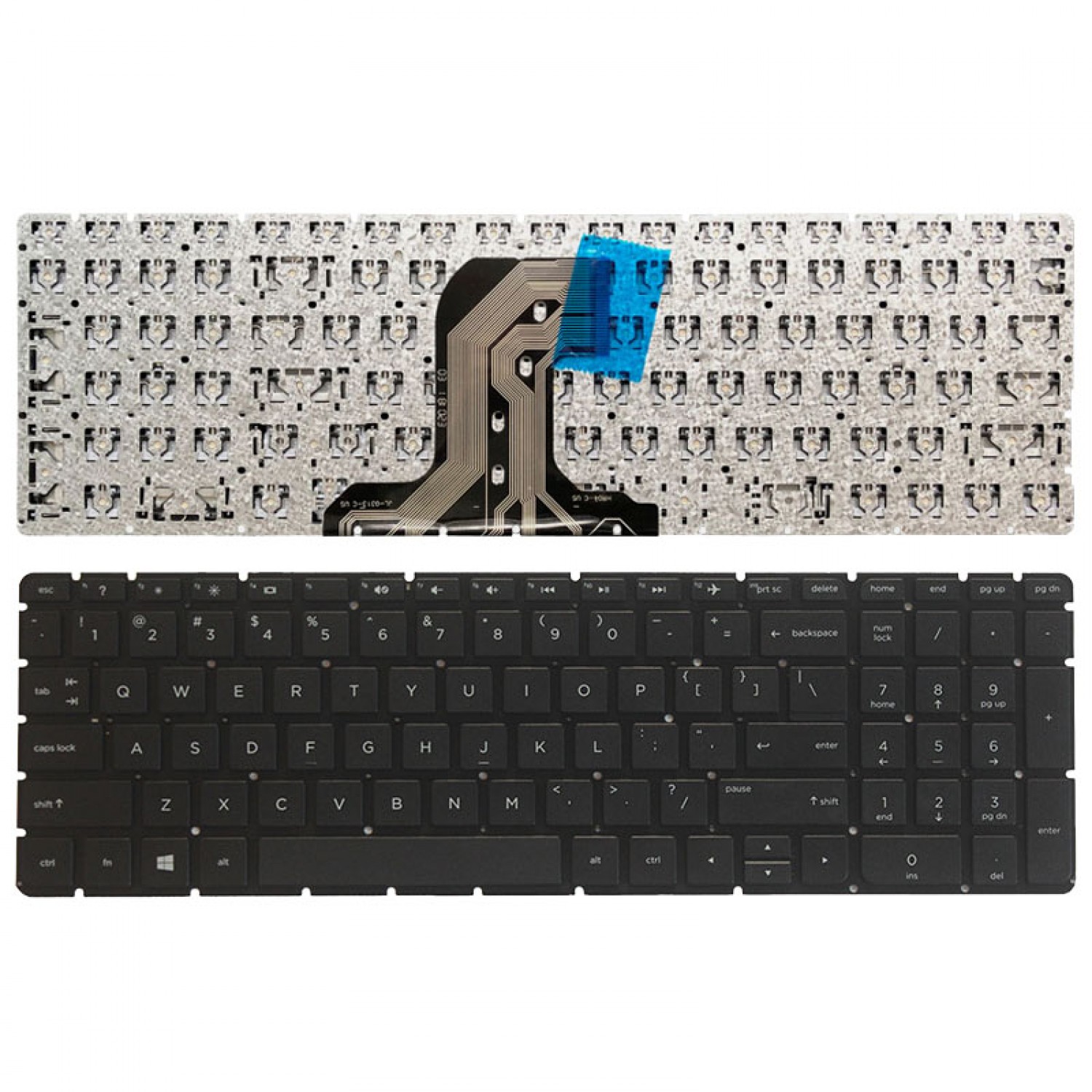 Tastatura laptop noua HP Pavilion 15-AC 15-AF 250 G4 255 G4 BLACK (Without FRAME,Without Foil,Win8,OEM) US Noi