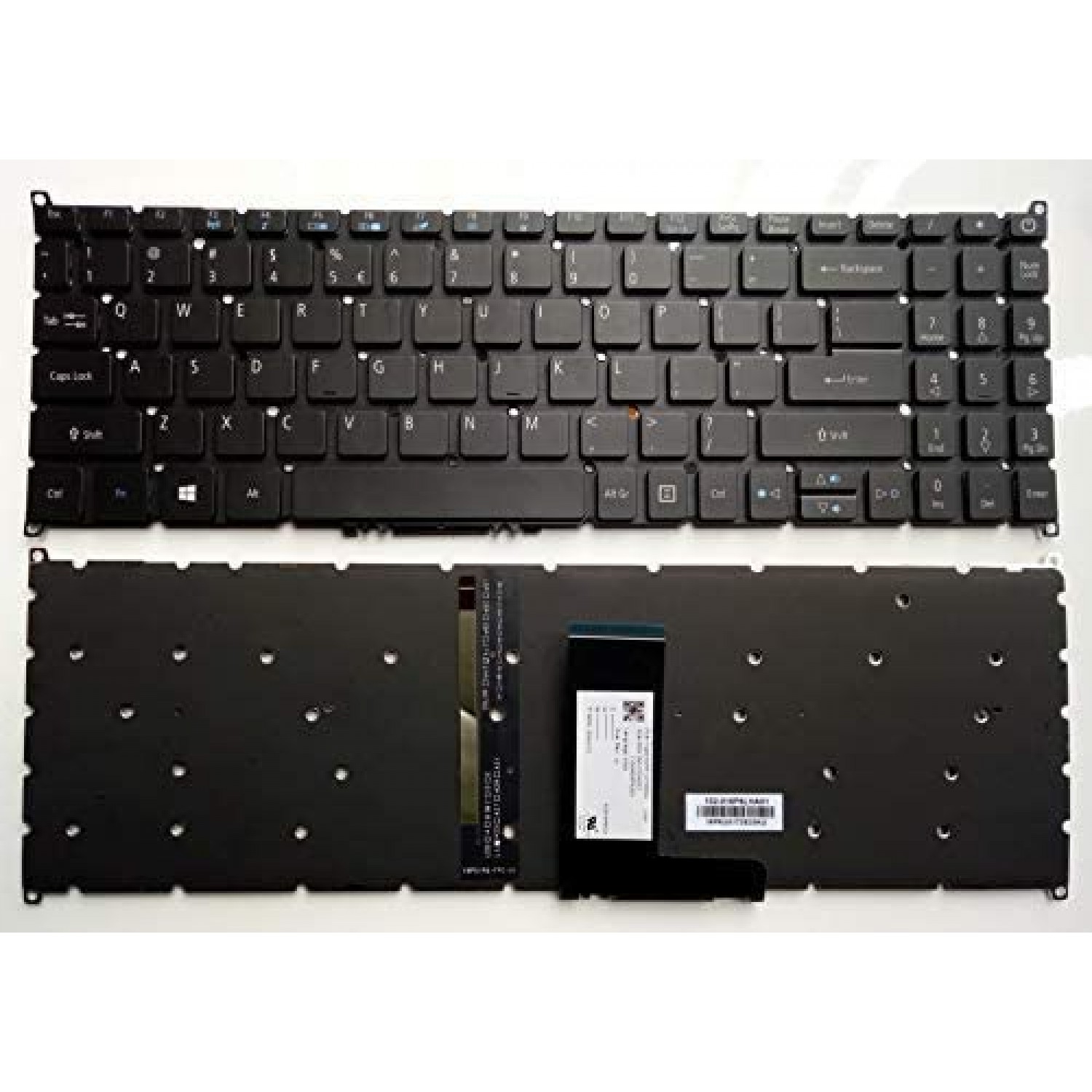 Tastatura laptop noua ACER SWIFT SF315-51 /SF315-52/SF315-41 a315-42 a315-42g a315-54 a315-54k BLACK (Backlit Without FRAME) US Noi