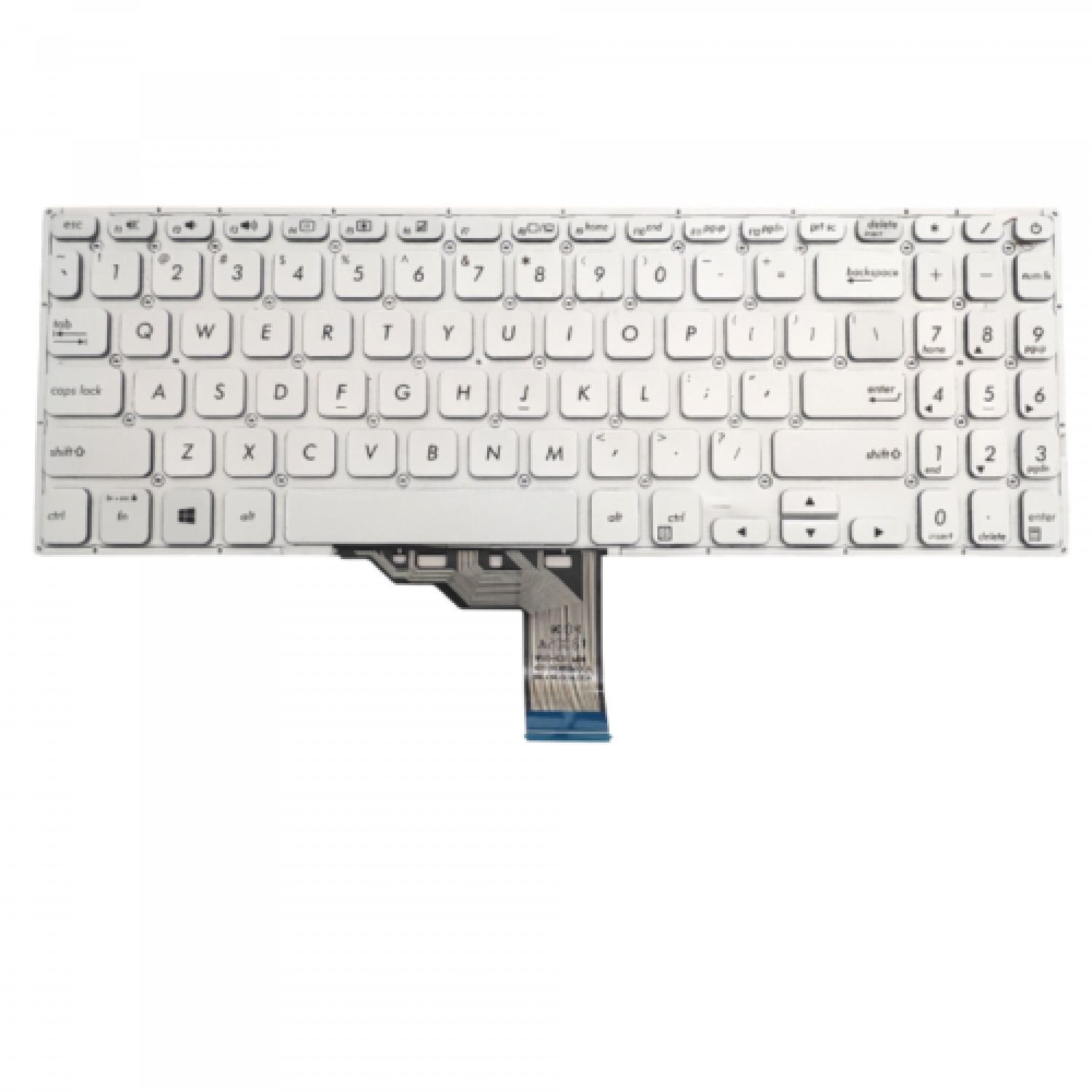 Tastatura laptop noua Asus X512 X509 SILVER US