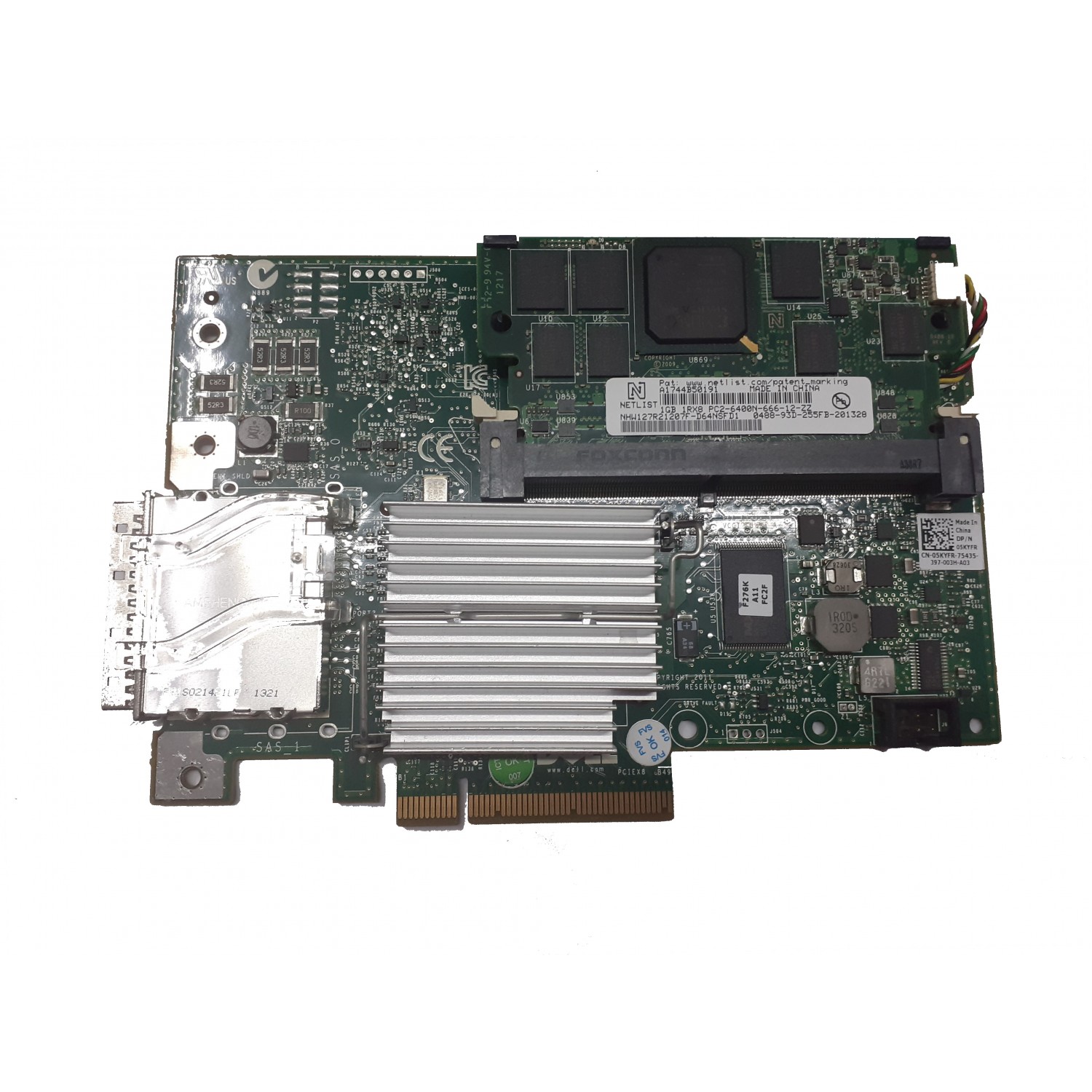 Controller RAID SAS Dell PERC H800 6gb/s 1GB Cache NO BRAKET Diverse Server