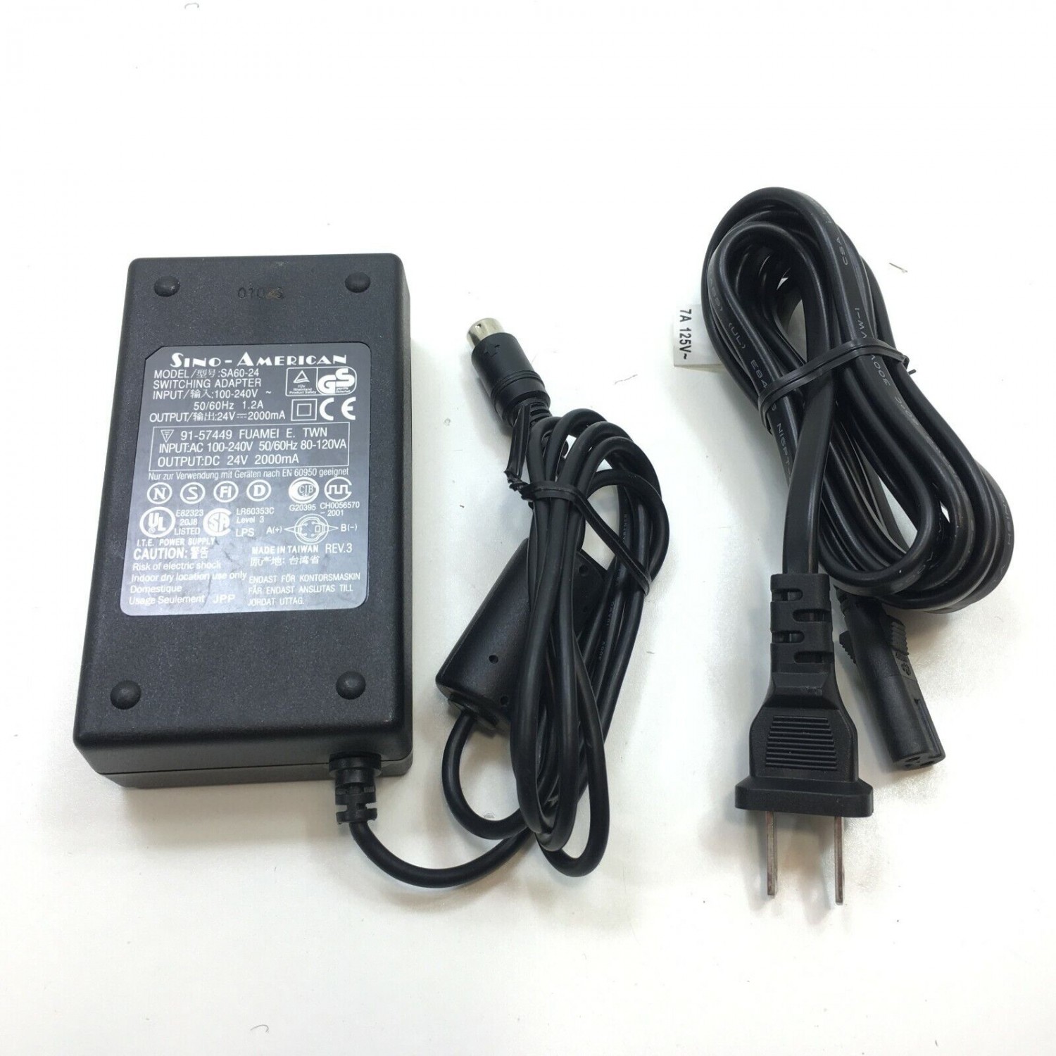 Alimentator Sino American 24V 2A mufa cu patru pini SA60-24 Alimentatoare