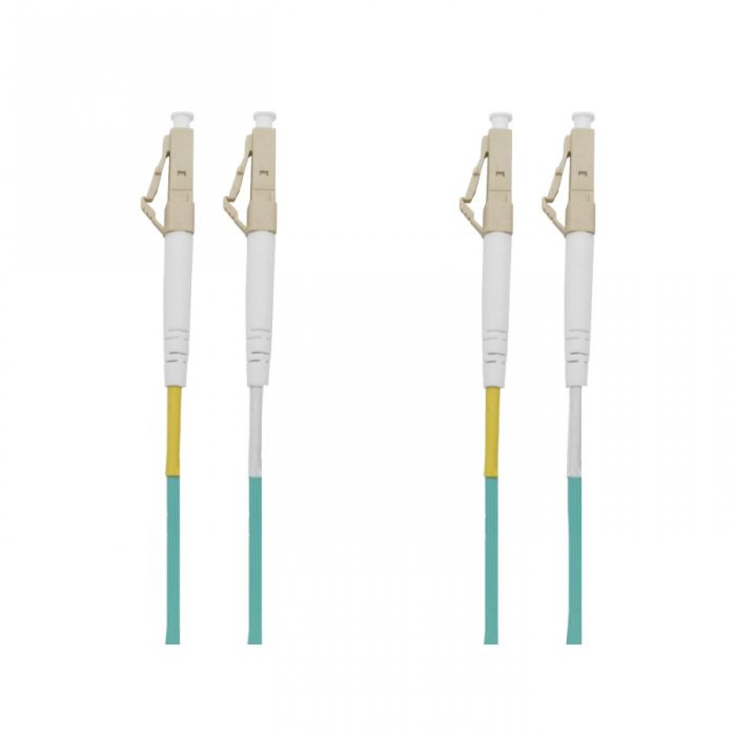 Cablu Fibra Optica NOU 2M MiniZip 1.6 X 3.2mm OM3 50/125um Duplex LC/PC-LC/PC Cabluri si Accesorii