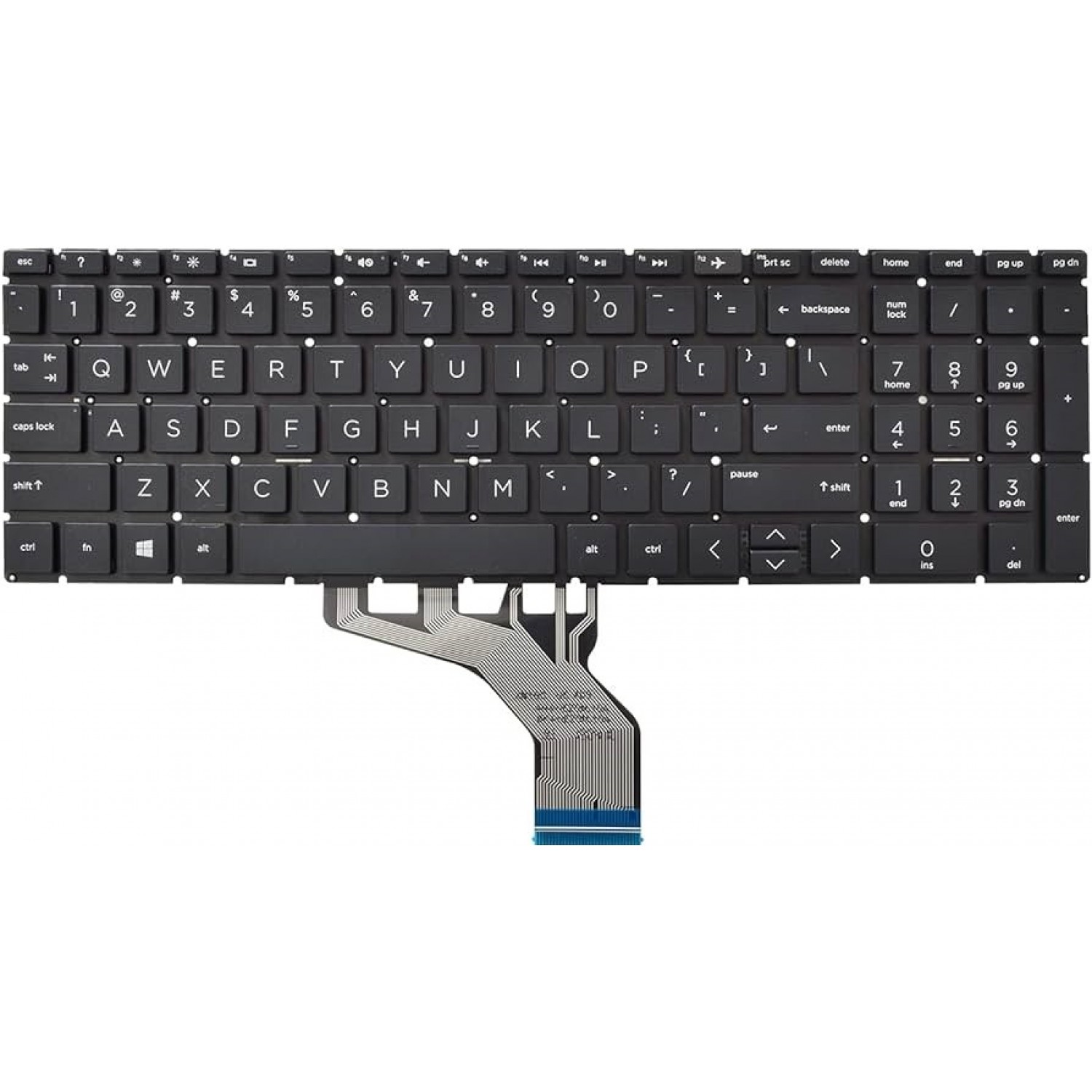Tastatura laptop second hand HP 256 G8 250 G9 255 G9 256 G9 470 G7 fara rama US Noi