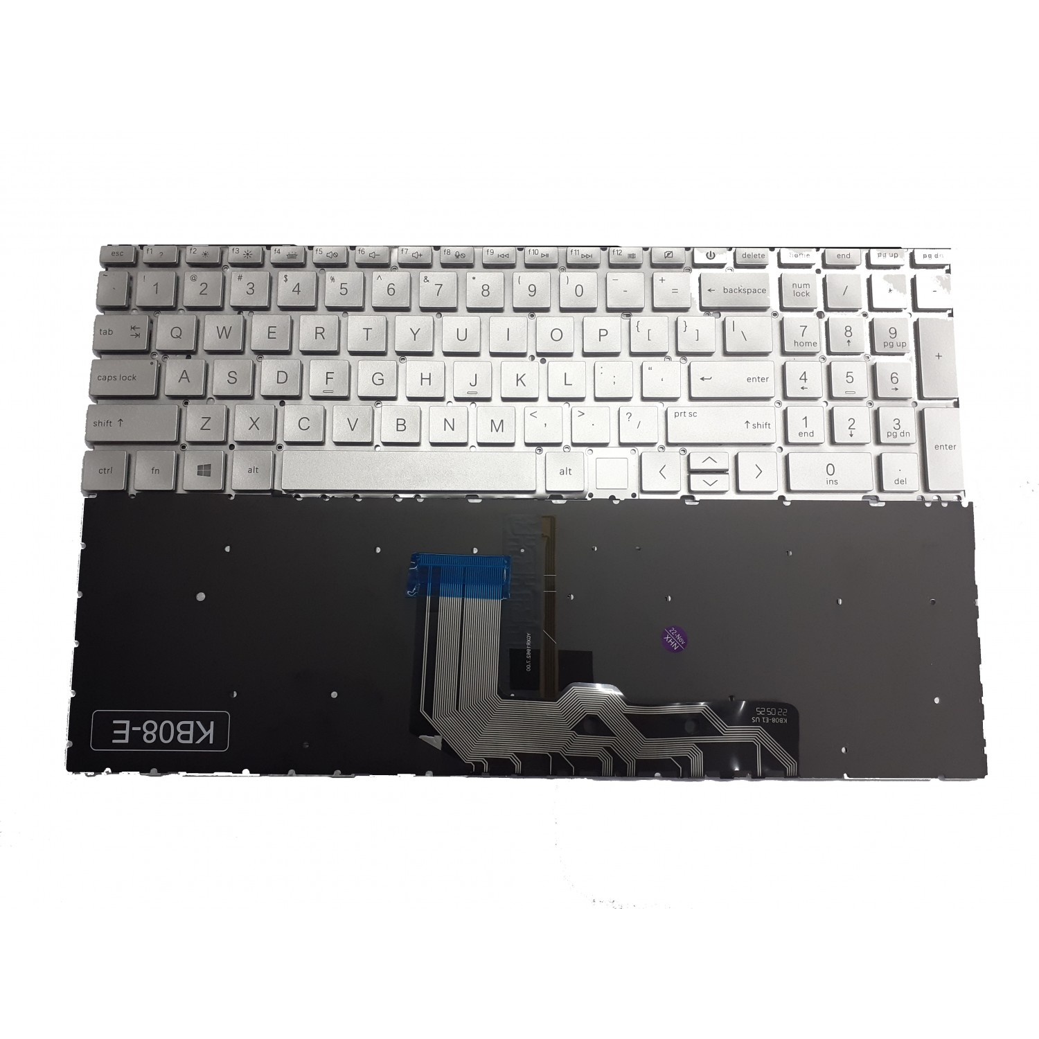 Tastatura laptop noua HP Envy 17-cg 17-cgxxx15 - ED 15-edxxx SILVER Backlit US