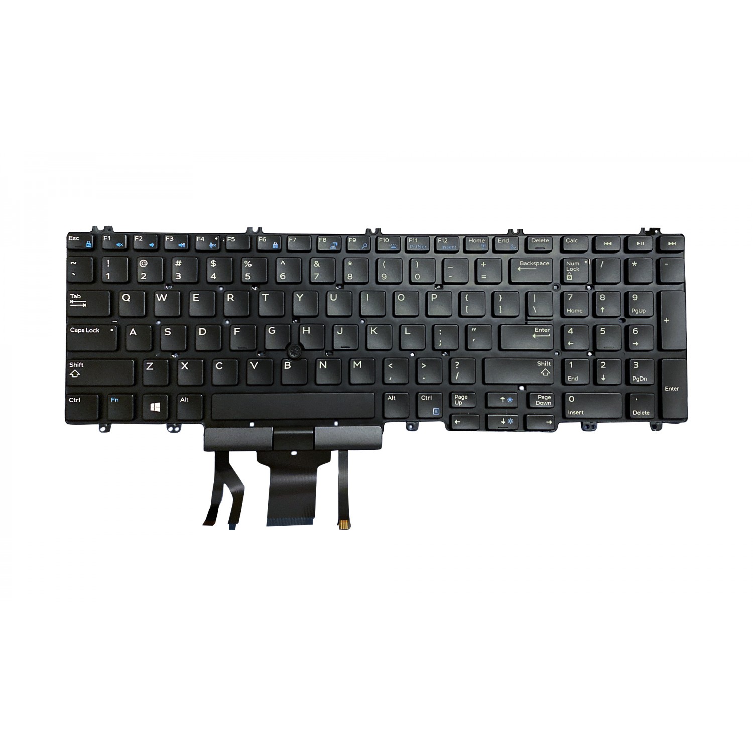 Tastatura originala Dell Precision 7730 7740 7530 7540 US backlight DP/N 266YW Noi
