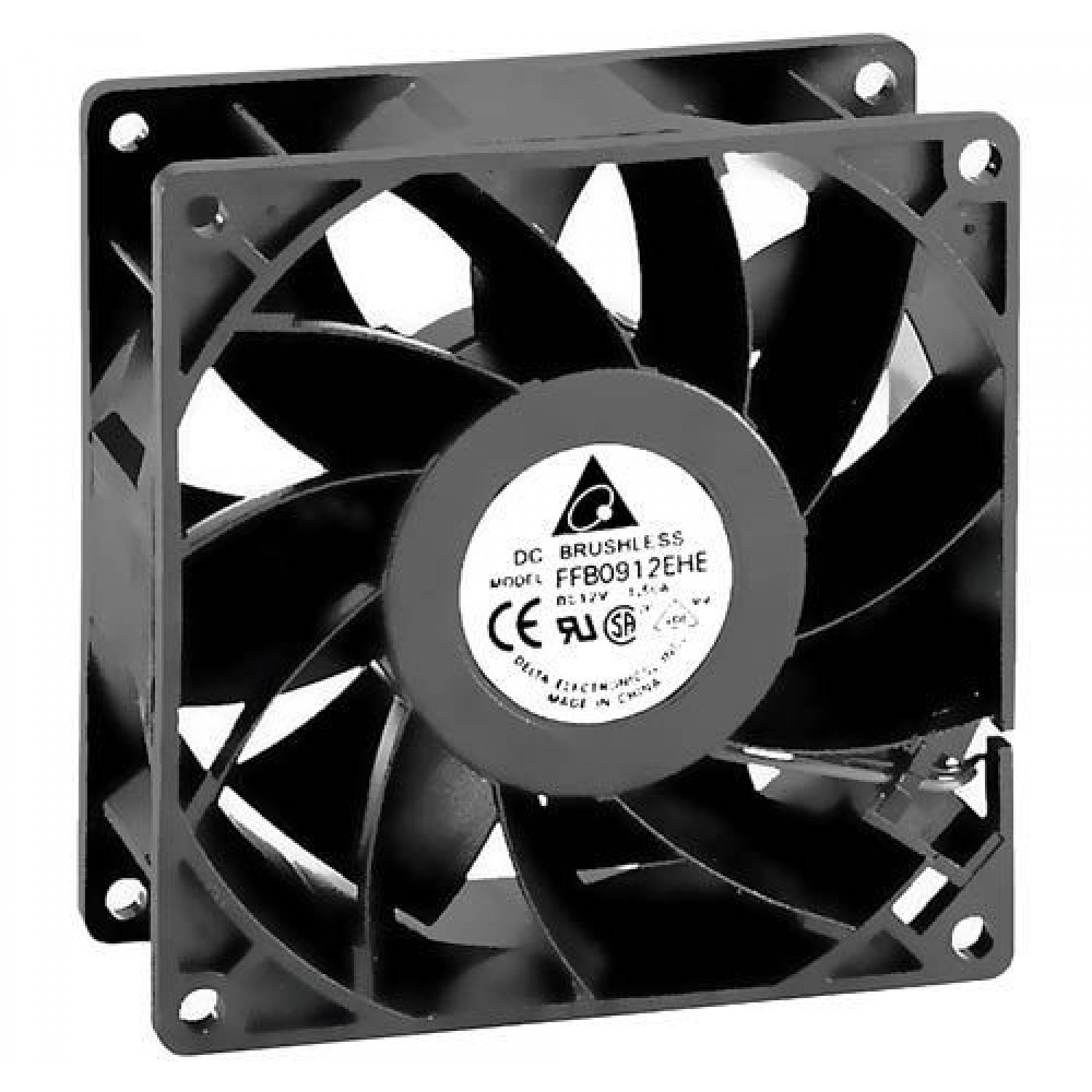 Ventilator Delta Electronics FFB0912EHE DC 12V 1.5A 3 fire 92 x 92 x 38 mm Alte componente PC
