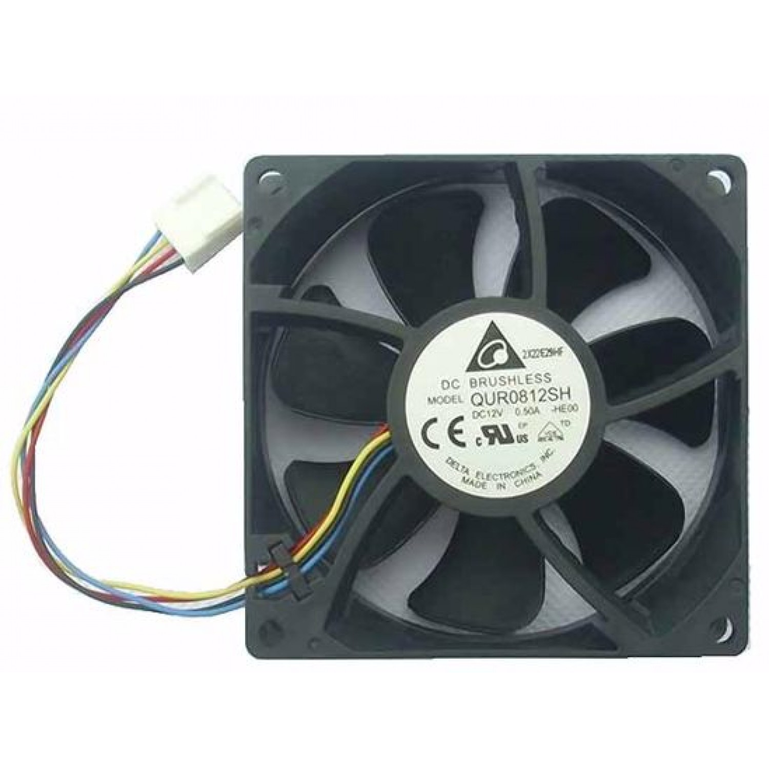 Ventilator Delta Electronics QUR0812SH 80x80x25 12V 0.50A 4 pini Alte componente PC