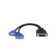 Placa video PC Radeon HD6350 512MB Low Profile DELL DP/N 1CX3M MFKYC adaptor DMS-59 la 2 x VGA inclus! Placi Video PC