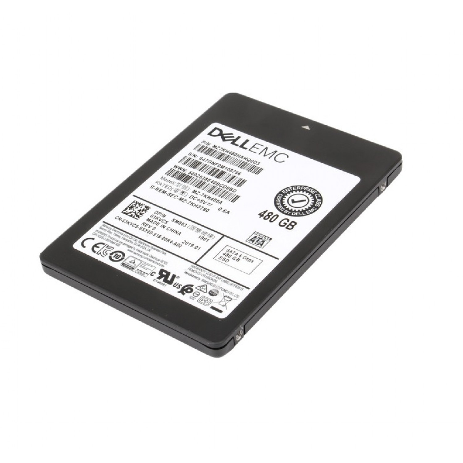 SSD SATA DELL Enterprise 480GB 6Gbps 3KVC5 Hard Disk-uri