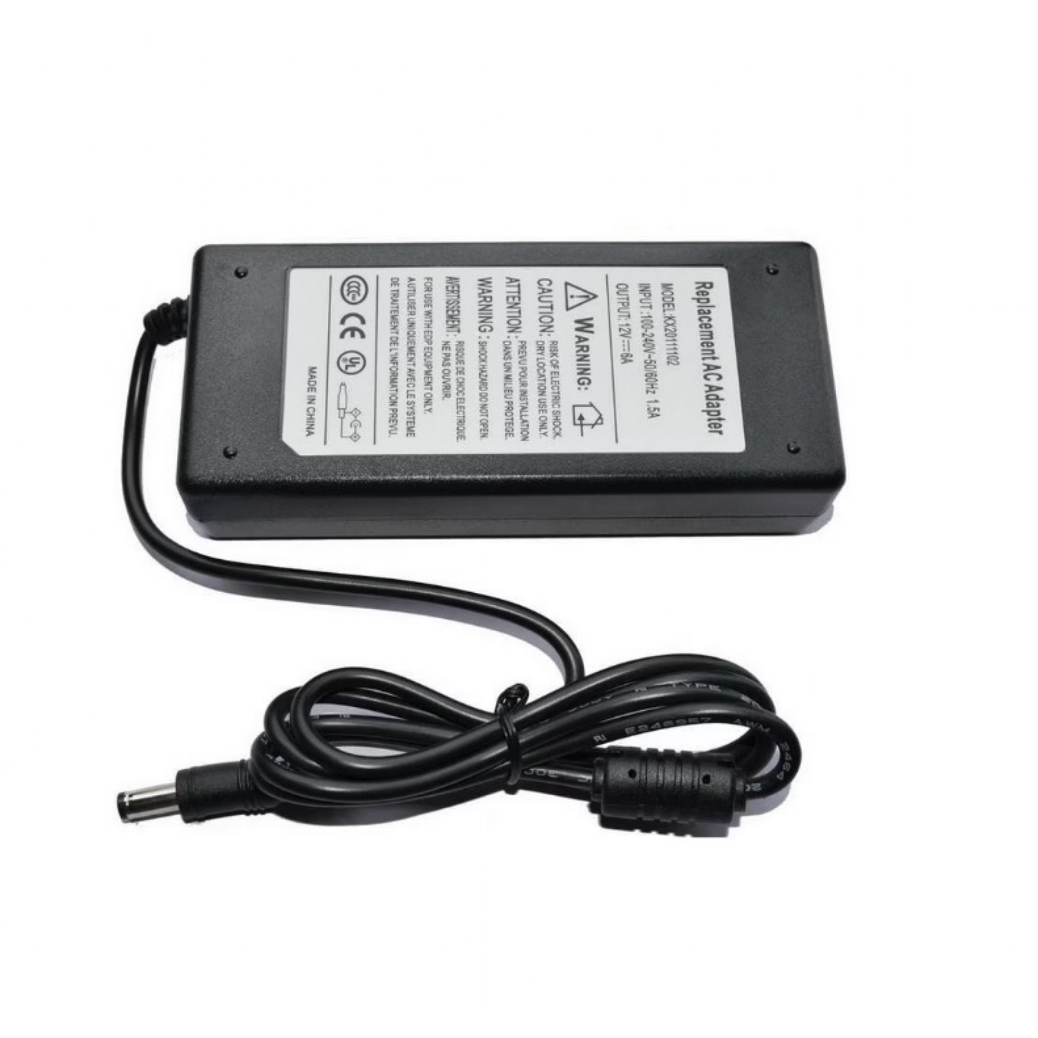 Alimentator compatibil 12V 6A KX20111102 mufa 5.5mm x 2.5mm Alimentatoare