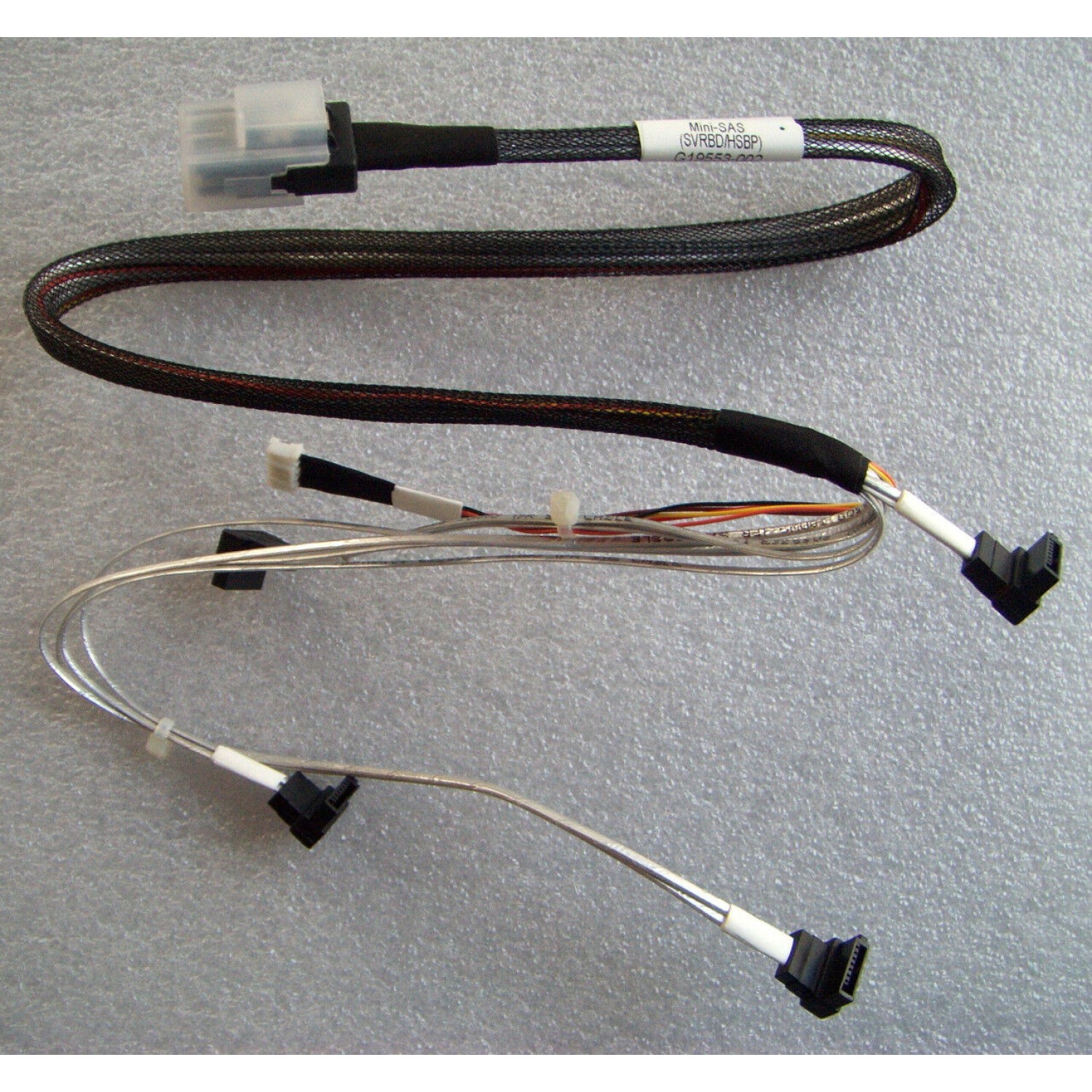 Cablu sas Internal Mini-SAS SFF-8087 Male to 4x SATA ( SVRBD/HSBP ) G19553-002 Cabluri si Accesorii