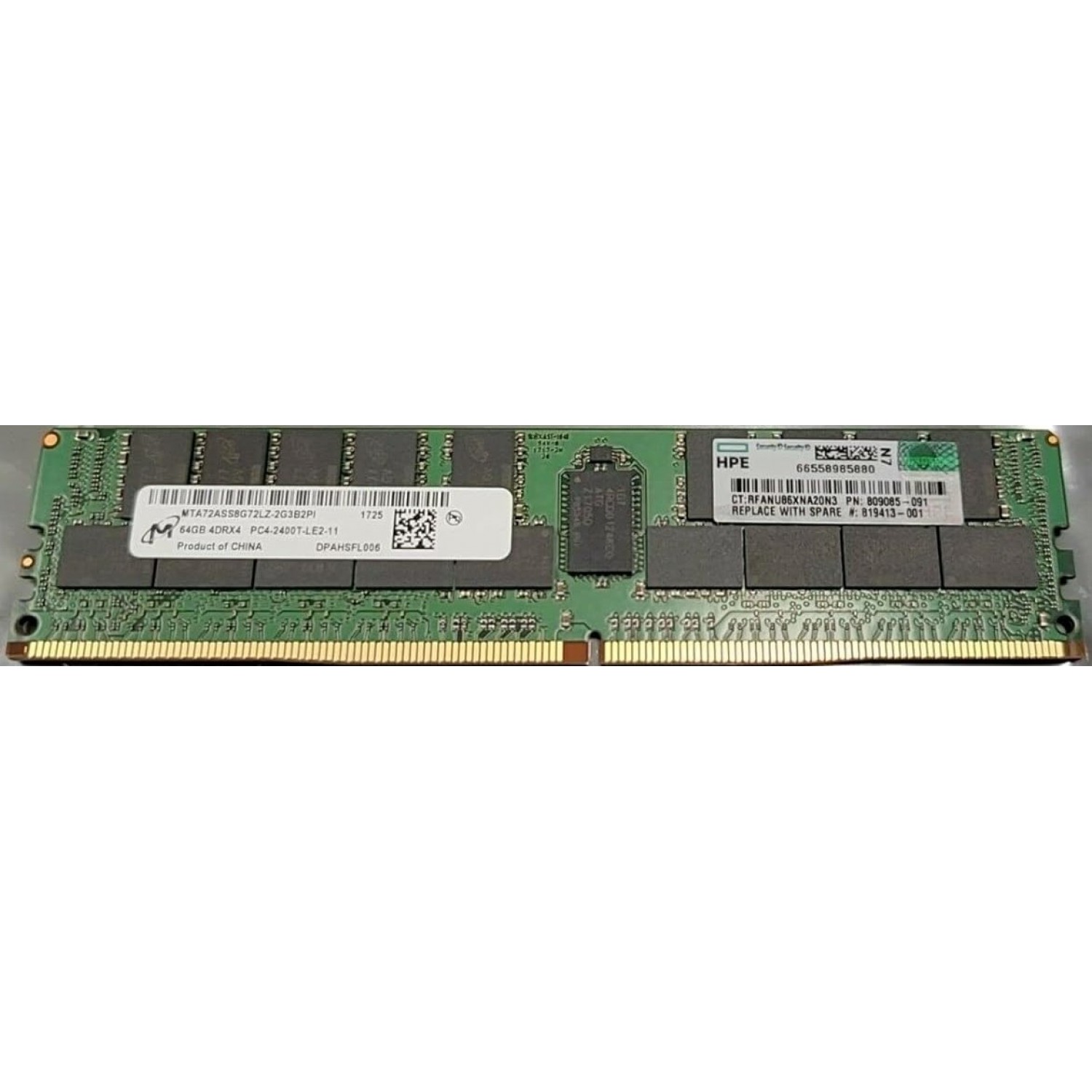 Memorie server HP 64GB 4DRX4 PC4-2400T-LE1-11 809085-091 LRDIMM Memorii Server