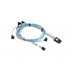 Cablu Supermicro Internal MiniSAS to 4 SATA Right Angle 50/50/60/70cm with Sideband 70cm Cable CBL-0288L