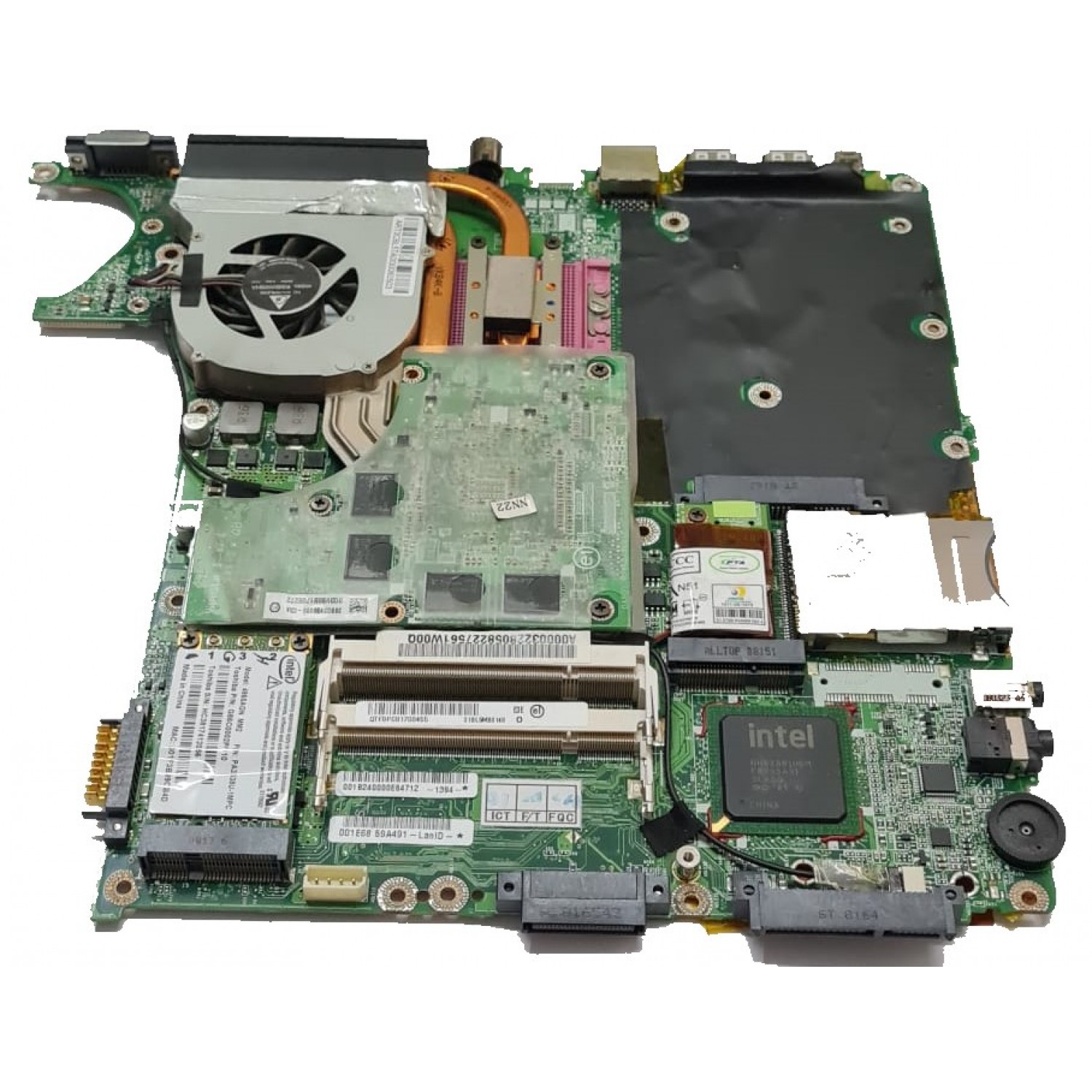 Placa de baza functionala Toshiba Satellite A300 cu cooler si placa video ATI HD 3650 Functionale