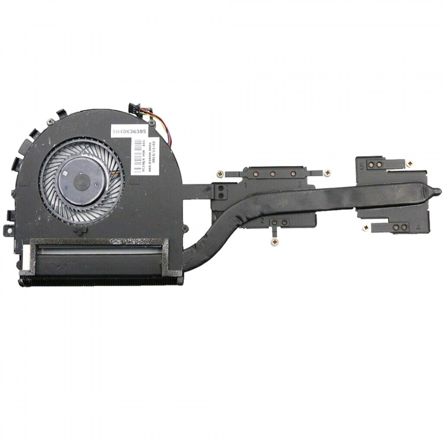 Ventilator si radiator laptop second hand LENOVO YOGA 500-14ISK 5H40K36385 460.03ROM.0001 Radiator cu Ventilator
