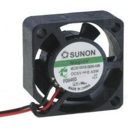 Ventilator Sunon MC25100V2-A99 DC 5V 25x25x10 mm 10000rpm 16dBA 1m3h 2 fire fara mufa