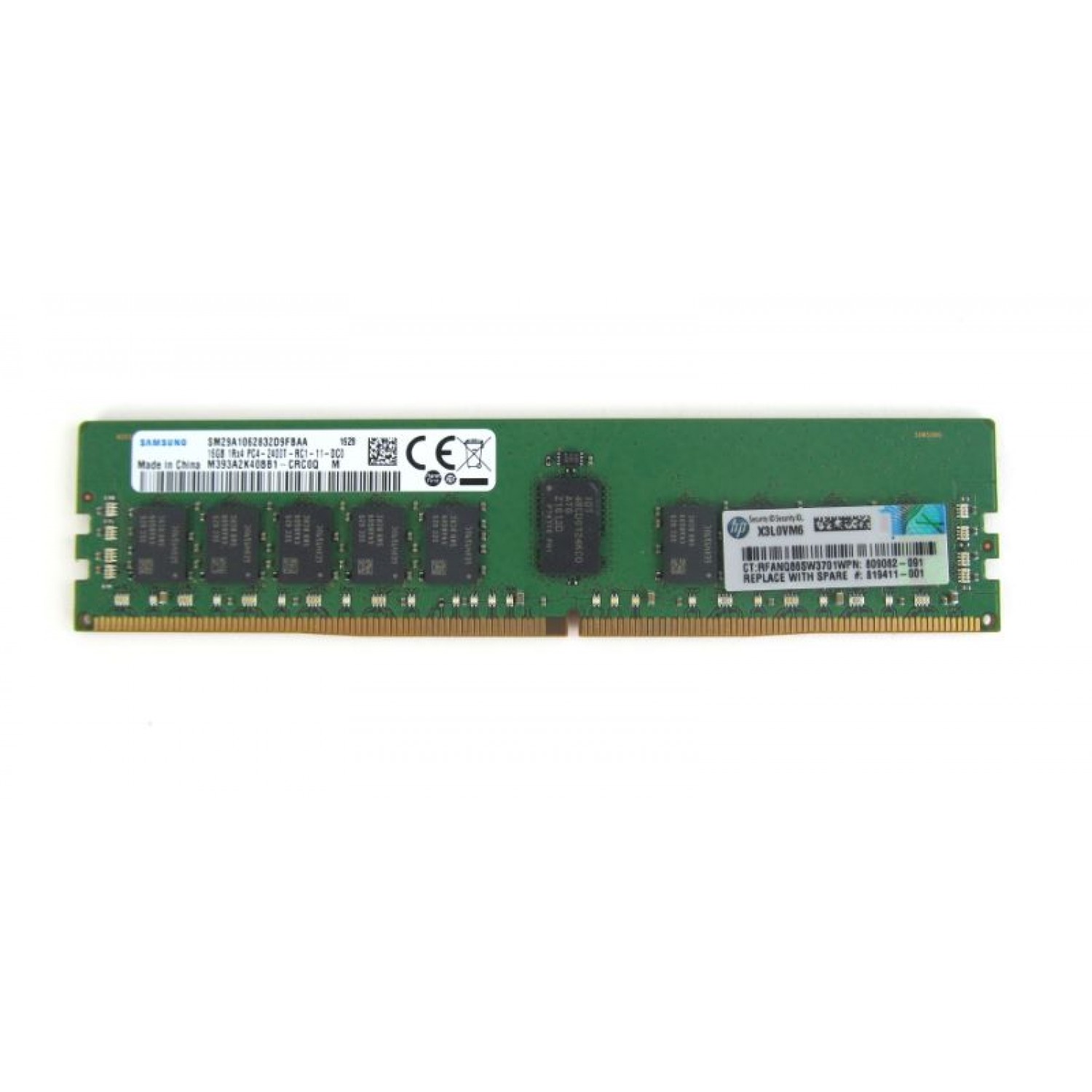 HP 64GB (16GB×4枚) DDR4-2400T Memorie server HP 16GB DDR4 1RX4 PC4-2400T-R - Shoplaptop.ro