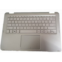 Palmrest cu tastatura laptop second hand ASUS ZenBook Flip UX360C Silver