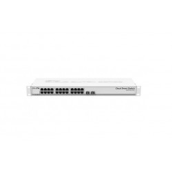 Switch nou MikroTik CSS326-24G-2S+RM 24porturi Gigabit si 2 porturi SFP+ 