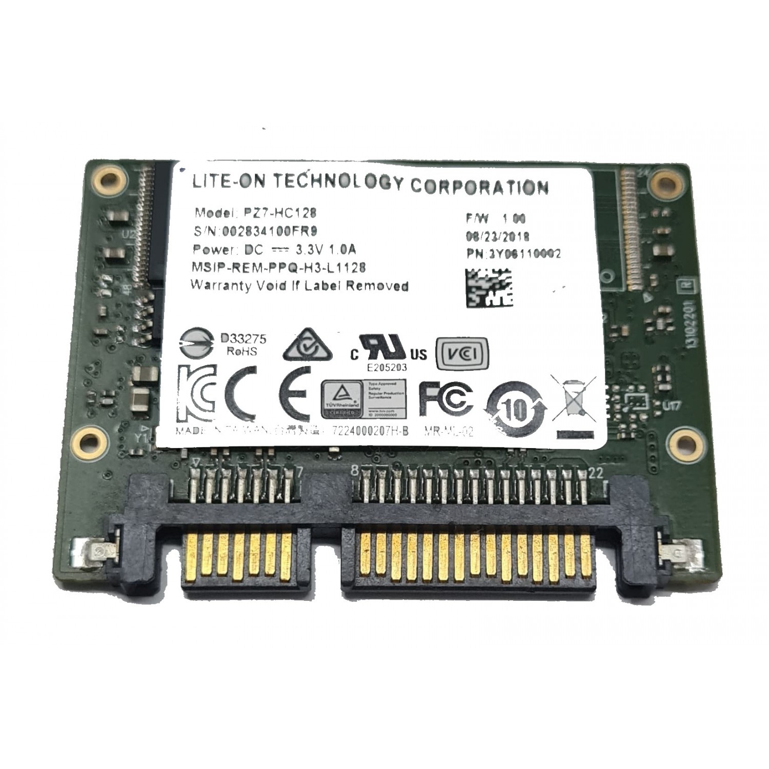 SSD Half-Slim SATA Lite-ON PZ7-HC128 128GB Hard Disk-uri