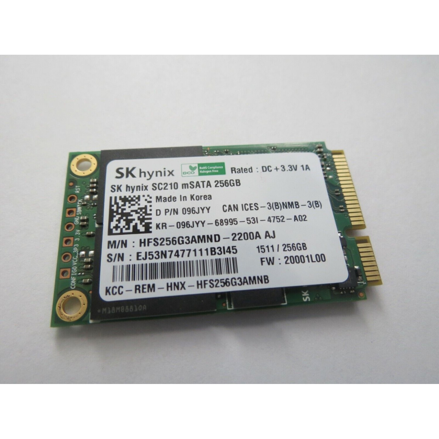 SSD Hynix SC210 mSATA 256GB
