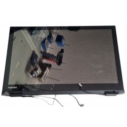 Ansamblu display cu LVDS si balamale laptop second hand Toshiba Satellite Radius 15 P50W-C