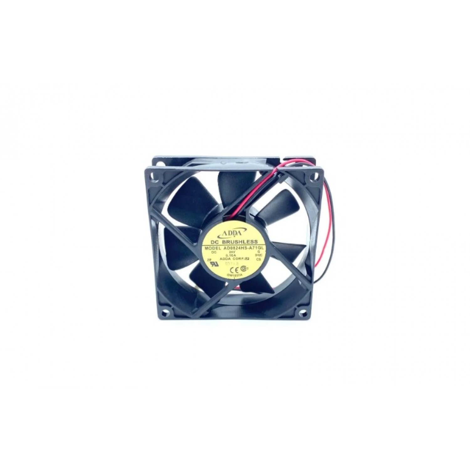 Ventilator ADDA 80x80x25mm AD0824HS-A71GL-LF 24V 0.16A mufa 3 pini 2 fire Alte componente PC