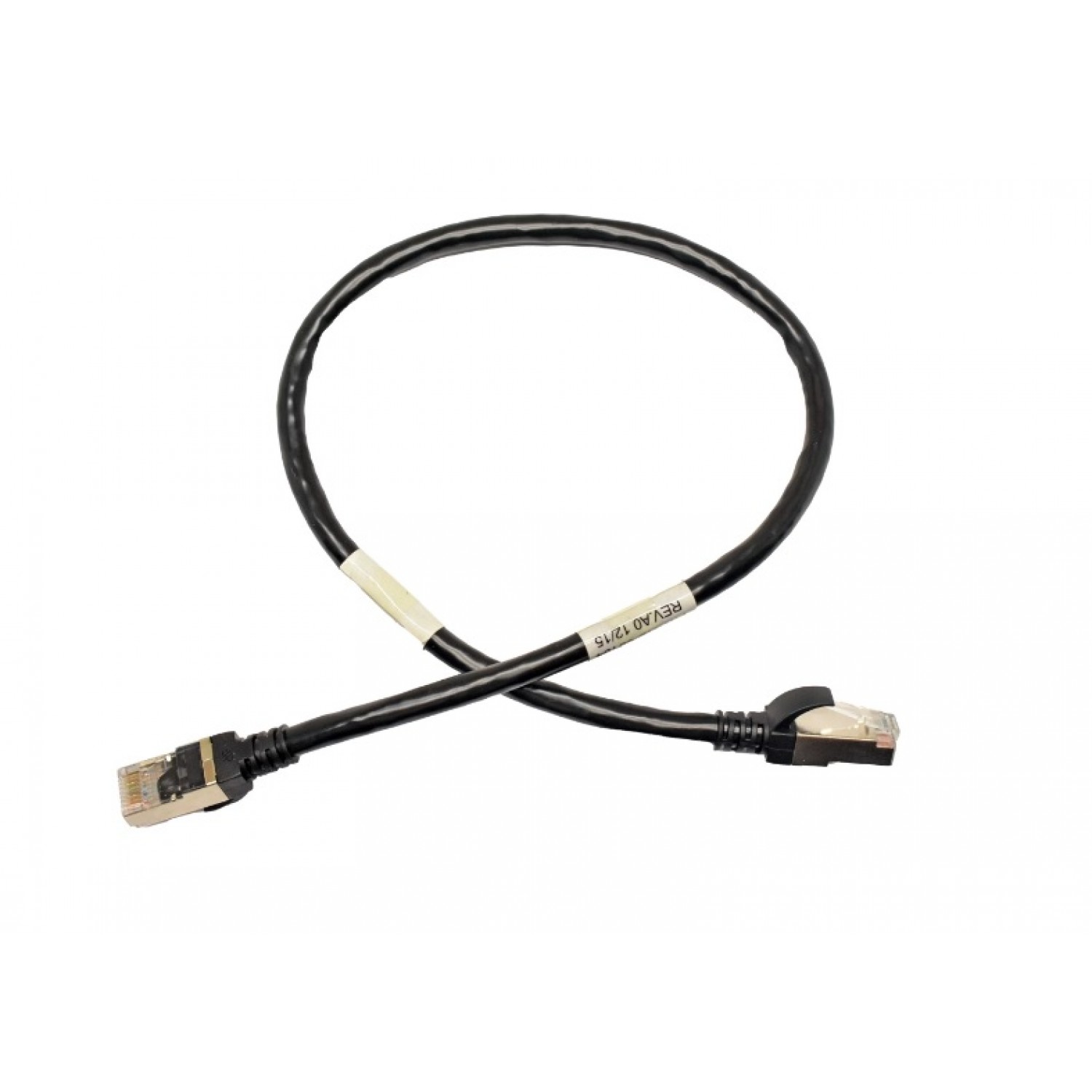 Cablu de patch NetApp CAT-6 FTP 112-00194 Negru RJ45 0.5m Fire si cabluri