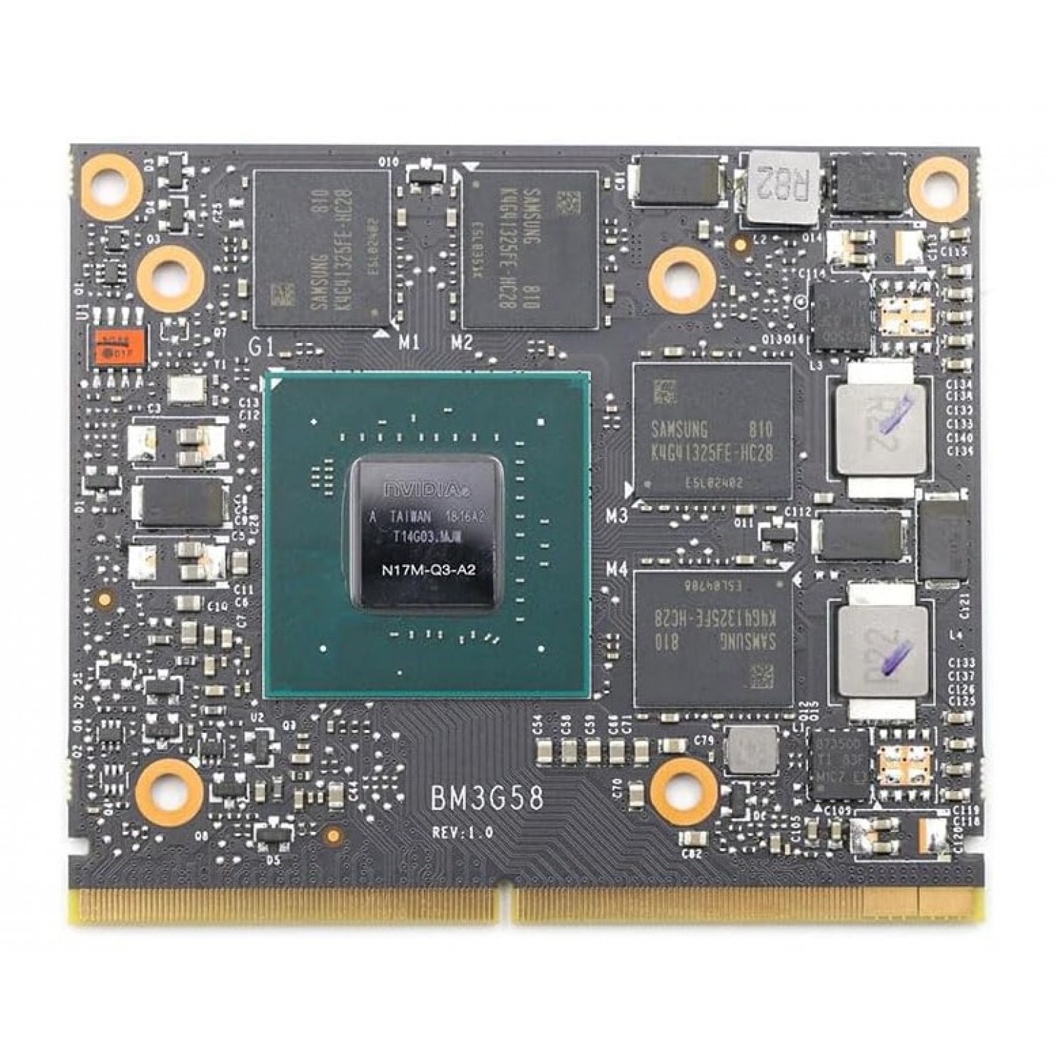 Placa video laptop second hand NVIDIA N17M-Q3-A2 GeForce M620 BGA Chipset BM3G58 REV 1.0 Lenovo ThinkPad P71 2GB Placi Video PC