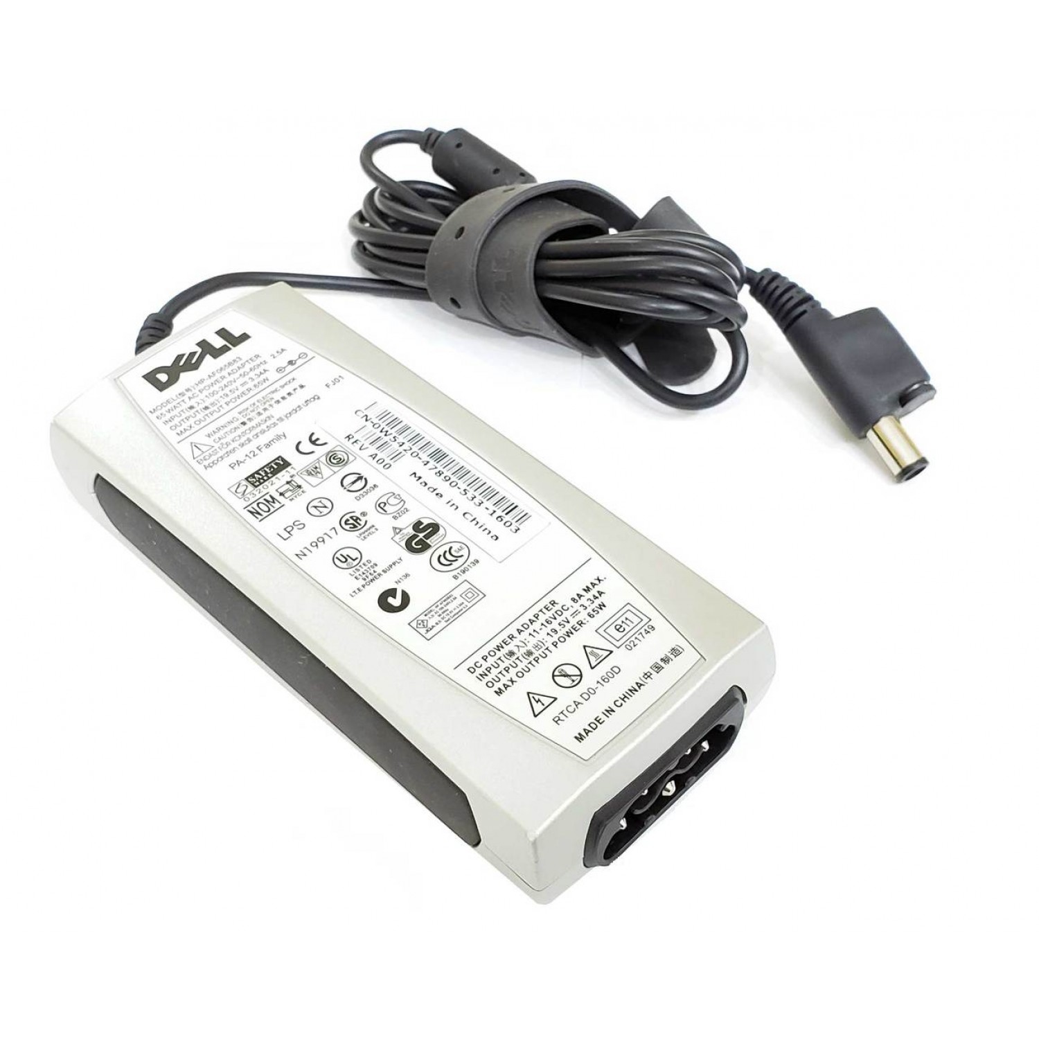 Alimentator DELL  HP-AF065B83 19V 3.34A 65W PA-12 family fara cablu de alimentare 220V KC529 Surse de alimentare