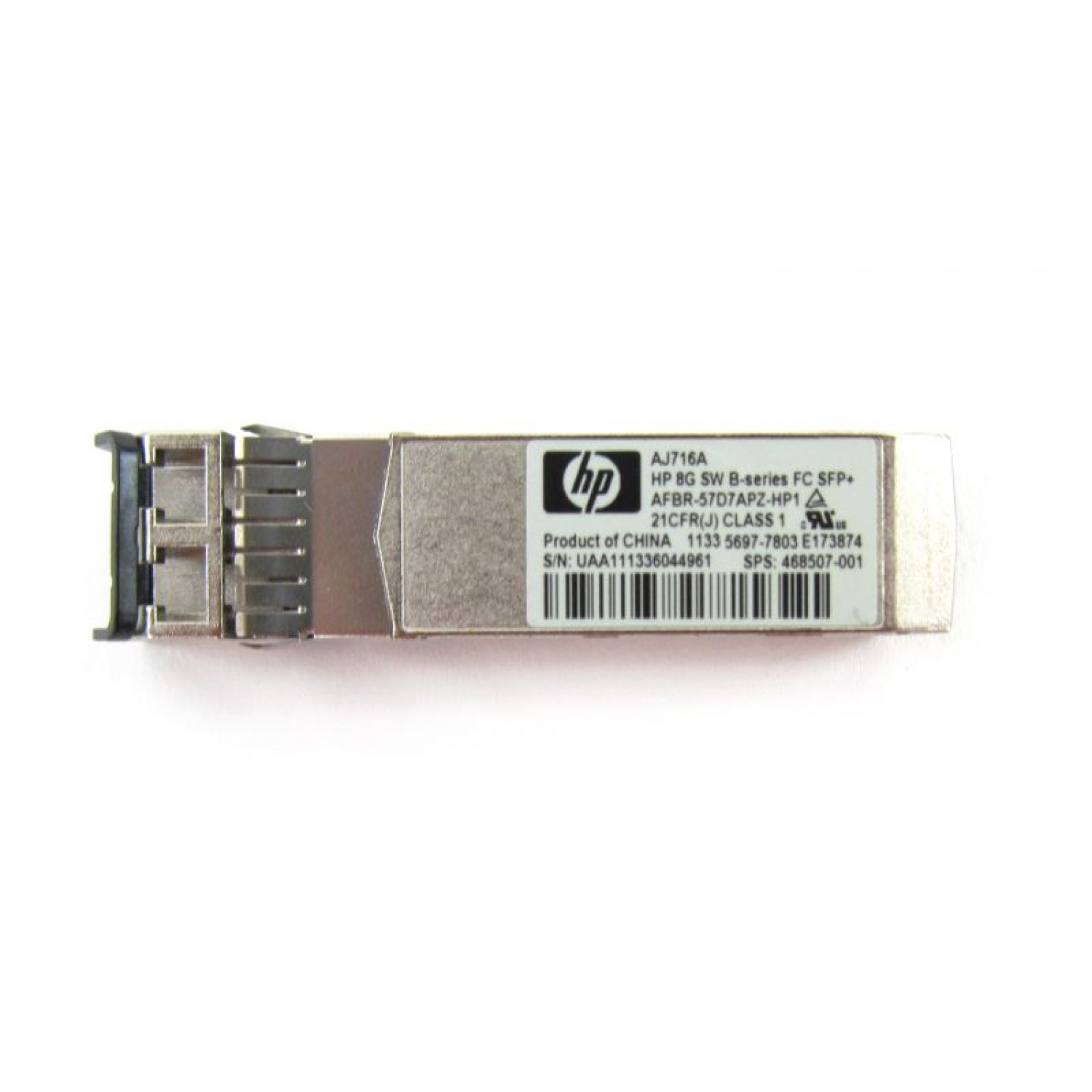 Modul GBIC nou HP AJ716A 8G SW B series FC SFP+ AFBR-57D7APZ-HP1 SPS 468507-001 Switch-uri