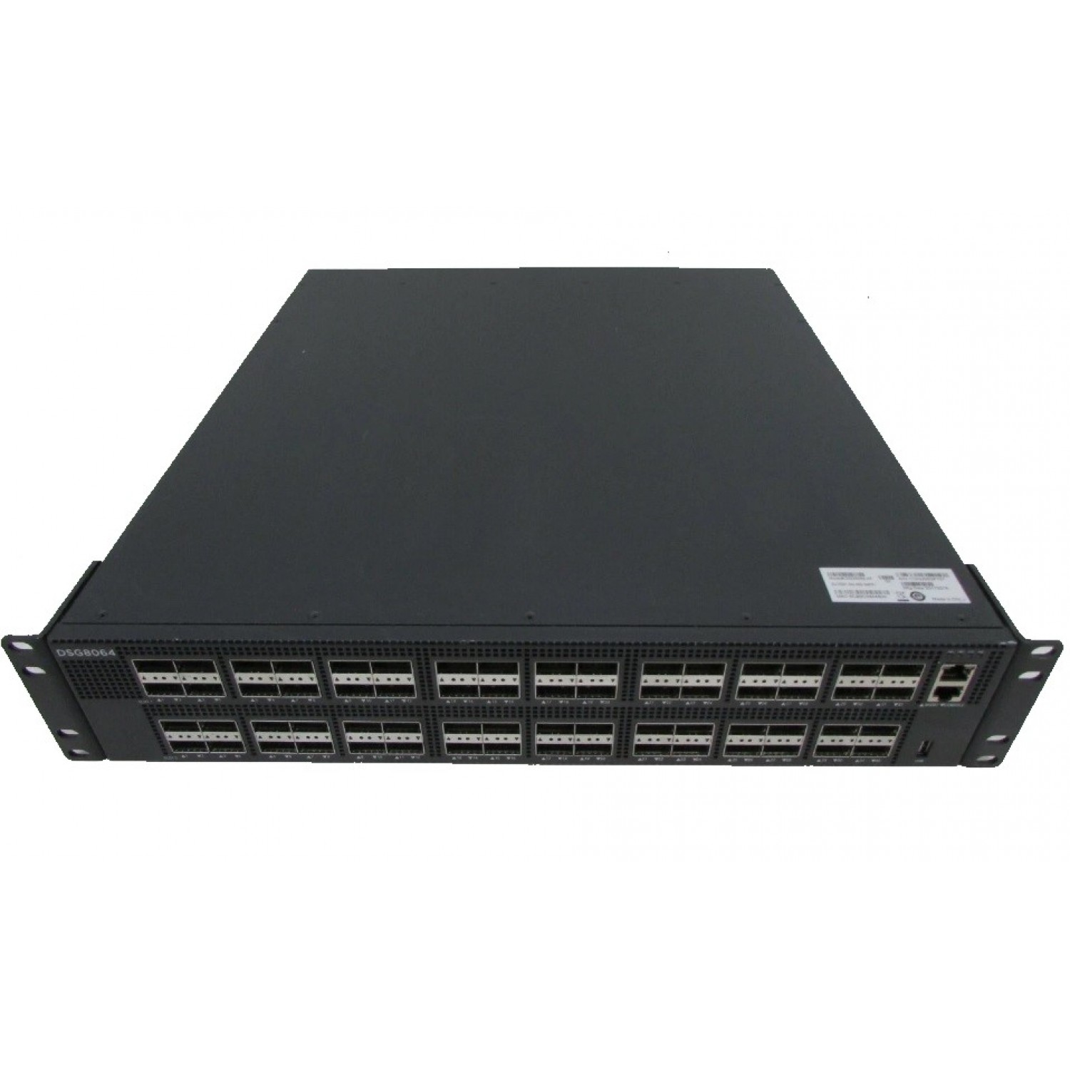 Switch Delta DSG8064-AF, 64 porturi 40GbE QSFP+, compatibil Extreme VOSS, 2x PSU 800W, ventilație față-spate Switch-uri