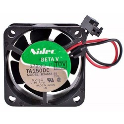 Ventilator switch NIDEC TA150DC B34658-55 5V 0.36A 2 fire 40x40x20mm