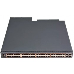 Switch second hand Avaya ERS X710 5952GTS-PWR+ 48x Gigabit PoE+ 4 x 10GbE SFP+ 1GB RAM 2x PSU 800W airflow Front-to-Back (F2B) testat și funcțional