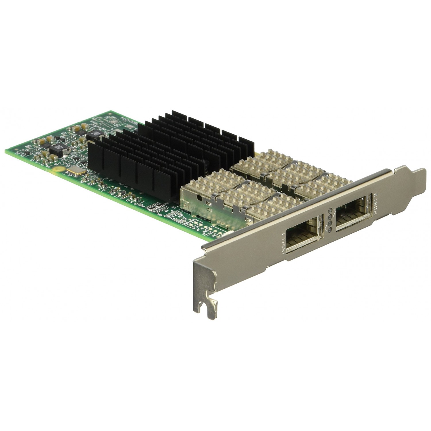 Placa de retea server Dual Port Mellanox MCX354A-TCBT QSFP ConnectX-3 FDR10 Infiniband 10GB PCI-e