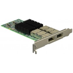 Placa de retea server Dual Port Mellanox MCX354A-TCBT QSFP ConnectX-3 FDR10 Infiniband 10GB PCI-e 