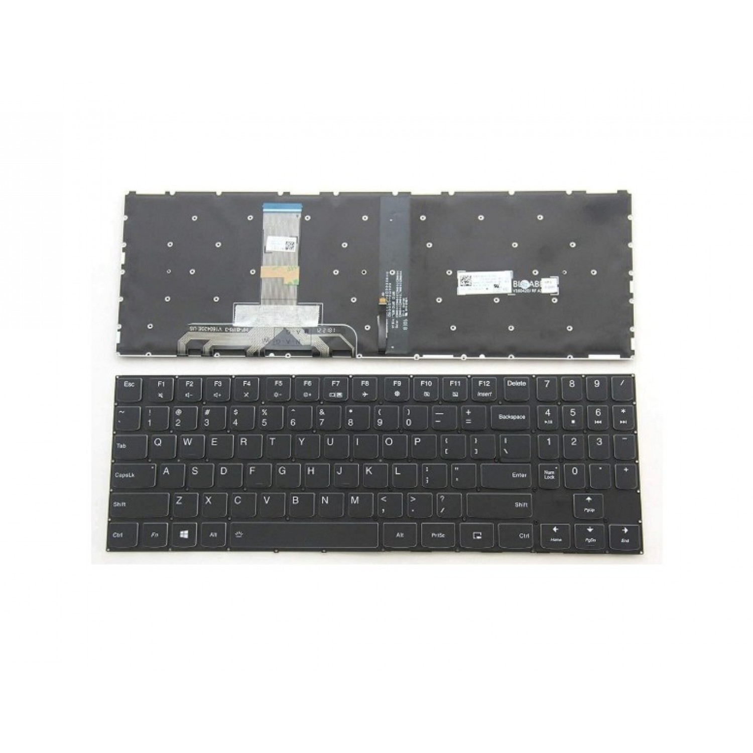 Tastatura laptop noua Lenovo Legion Y540-15IRH Y540-17IRH Y7000-2019 Black without Frame Backlit Layout US Noi