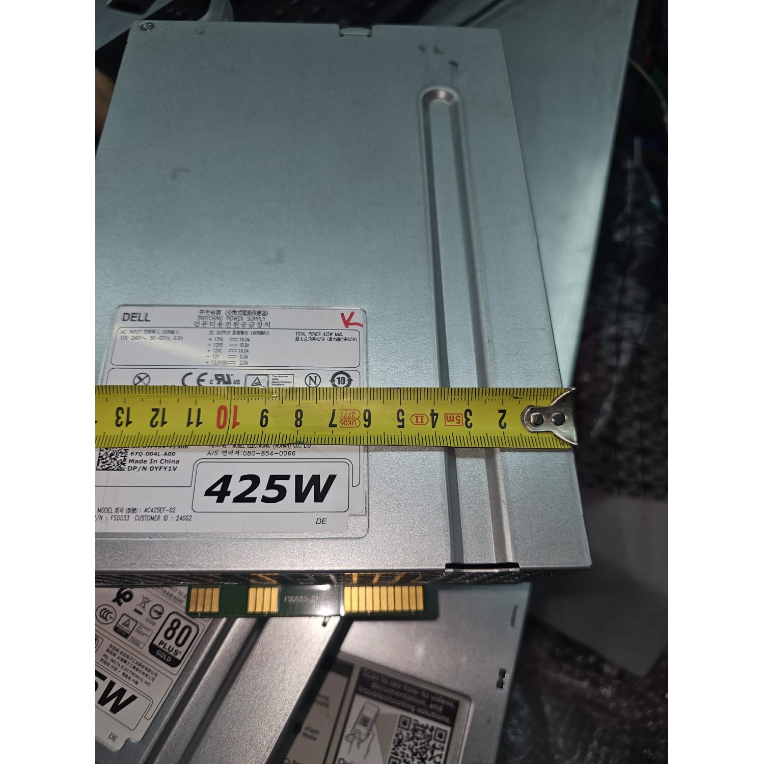 Sursa server Dell Precision T5810 425W Hot Swap YFY1V Surse Server