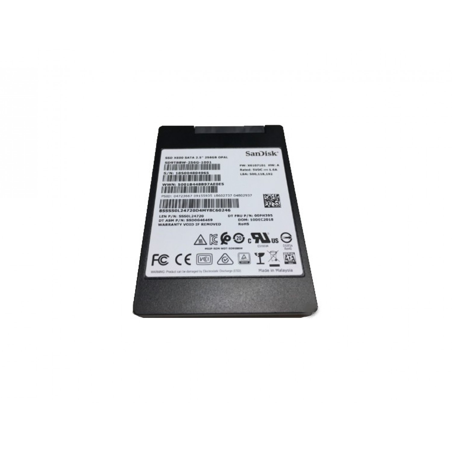 SSD Sandisk X600 256GB Lenovo FRU 00PH395 7mm Hard Disk-uri PC