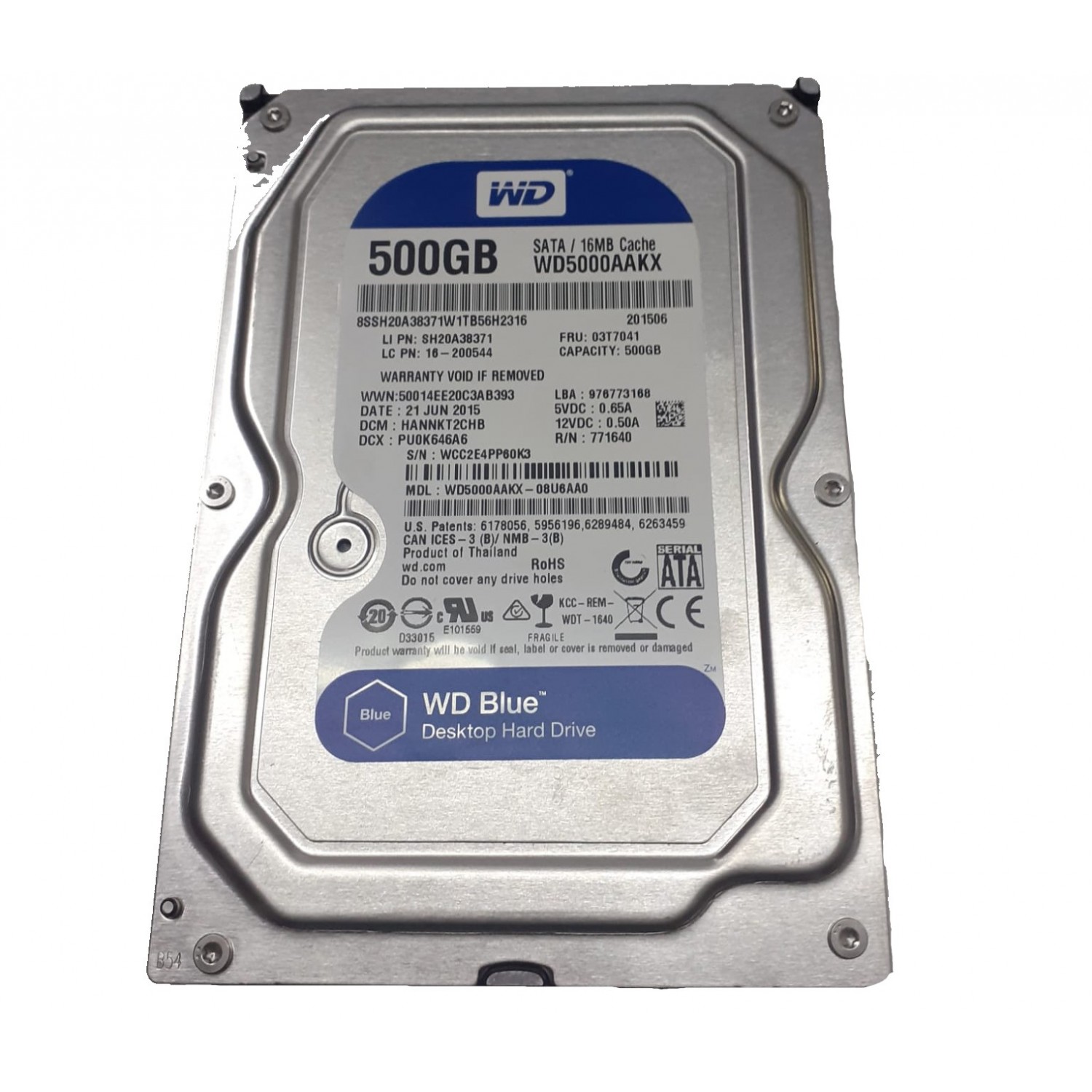 Hard disk PC ca nou 500GB SATA cu 55 zile de functionare Hard Disk-uri PC