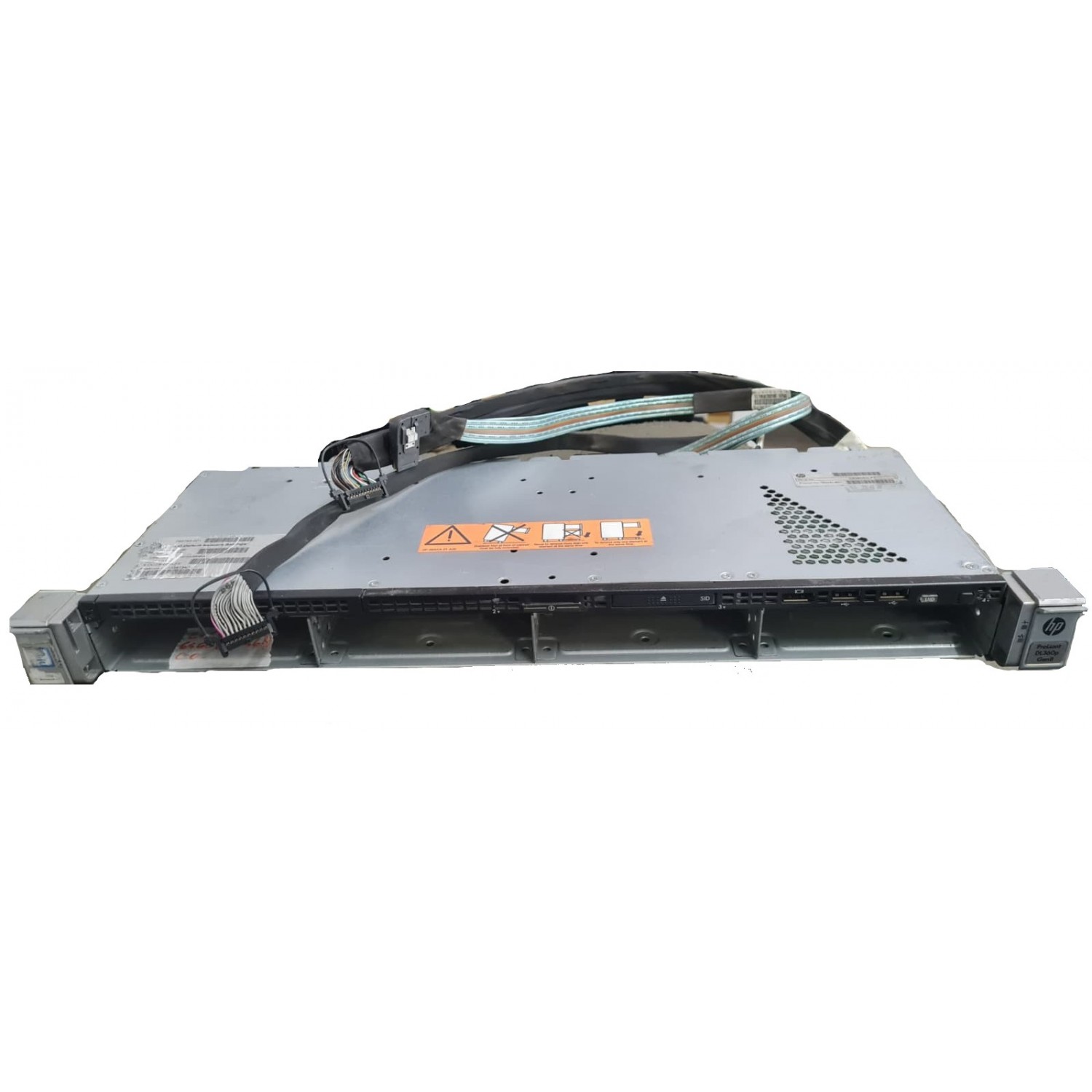 Carcasa fata cu urechi si backplane 667869-001 cu cabluri 4 X LFF cage HP ProLiant DL360p G8 Gen8 293765-001 Diverse Server